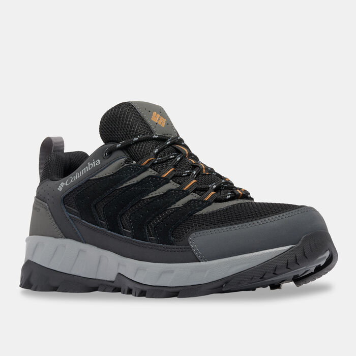 Columbia Men's Strata Trail Low Waterproof Boots Black Columbia Men's Strata Trail Low Waterproof Boots Black image number 1