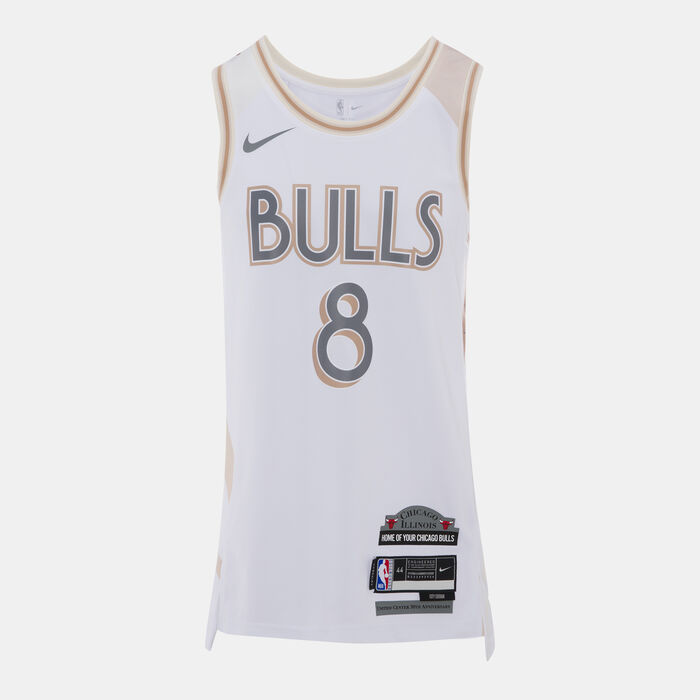 Nike Men's 24/25 NBA Chicago Bulls Zach LaVine City Edition Replica Swingman Basketball Jersey White Nike Men's 24/25 NBA Chicago Bulls Zach LaVine City Edition Replica Swingman Basketball Jersey White image number 0