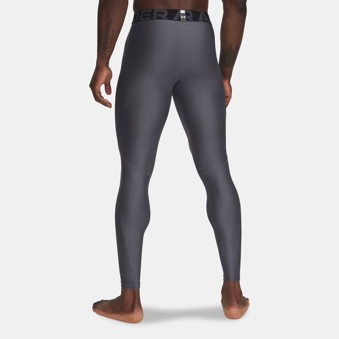 Under Armour Men's HeatGear® Armour Tights Grey Under Armour Men's HeatGear® Armour Tights Grey image number 1