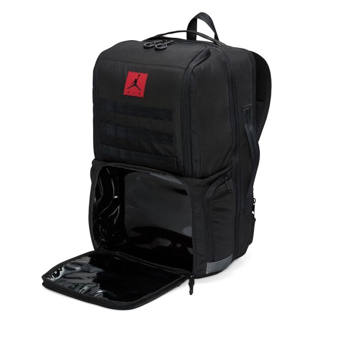Jordan Collector's Shoes Organizer Backpack Black Jordan Collector's Shoes Organizer Backpack Black image number 7