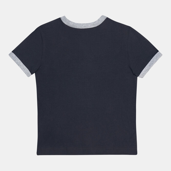 Converse Kids' Core Ringer T-Shirt Black Converse Kids' Core Ringer T-Shirt Black image number 1