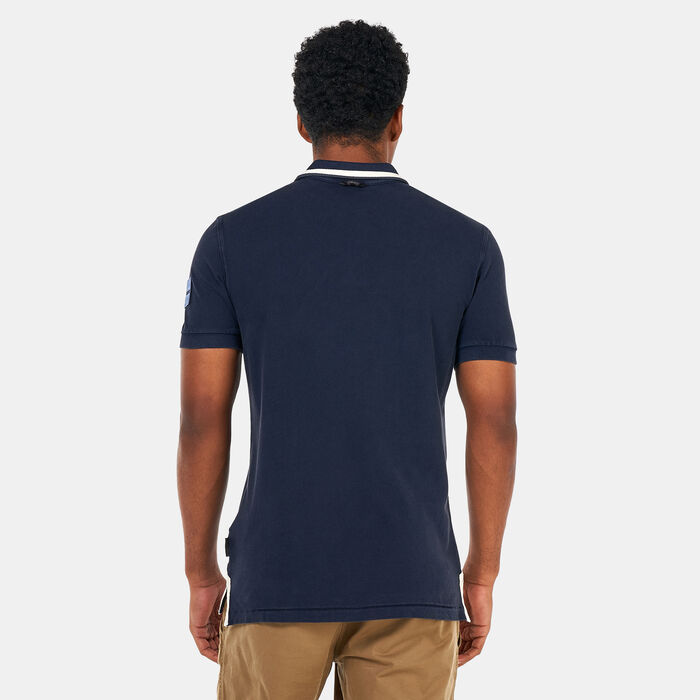 Napapijri Men's Gandy 3 Blu Marine Polo Shirt Blue Napapijri Men's Gandy 3 Blu Marine Polo Shirt Blue image number 1