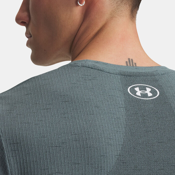 Under Armour Men's Vanish Seamless T-Shirt Blue Under Armour Men's Vanish Seamless T-Shirt Blue image number 2