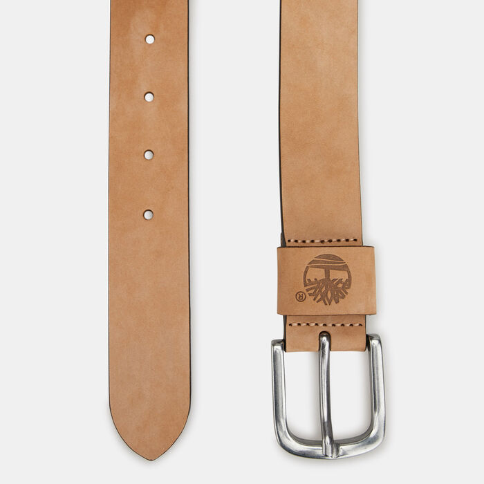 Timberland Men's Nubuck Leather Belt yellow image number 1