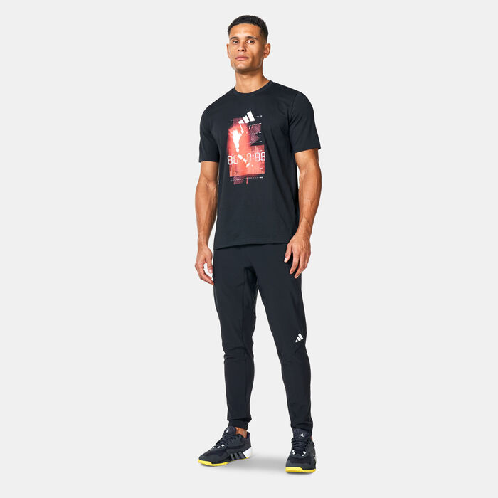 adidas Men's AEROREADY HIIT Training T-Shirt Grey adidas Men's AEROREADY HIIT Training T-Shirt Grey image number 2