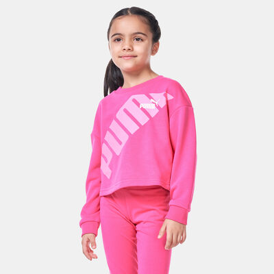 PUMA Kids' Power Sweatshirt Pink PUMA Kids' Power Sweatshirt Pink