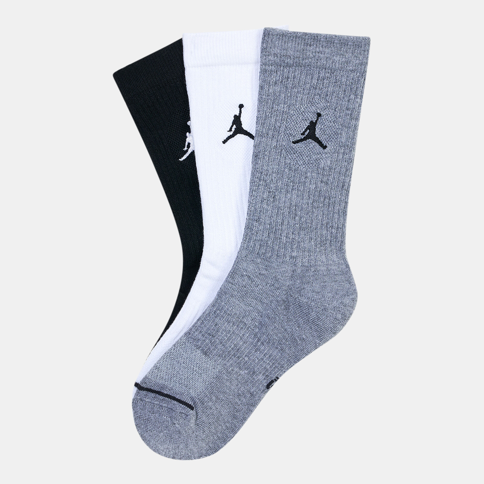 Jordan jumpman crew socks 3 pack hot sale