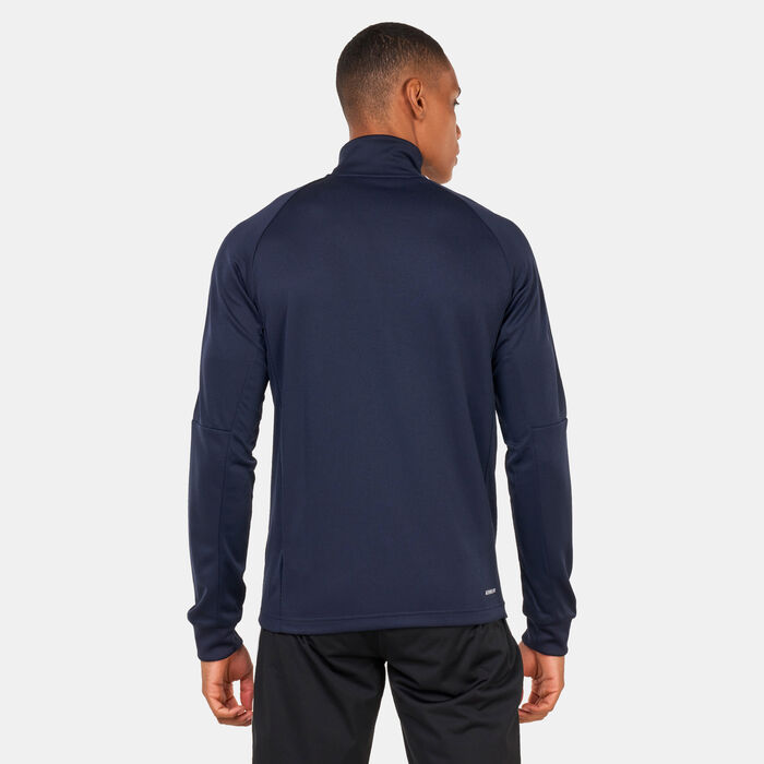 adidas Men’s AEROREADY Sereno Cut 3-Stripes Slim Track Jacket Blue adidas Men’s AEROREADY Sereno Cut 3-Stripes Slim Track Jacket Blue image number 1