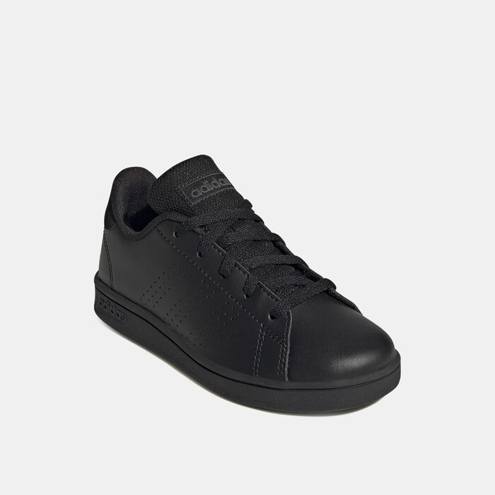 adidas Kids' Advantage Lifestyle Court Lace Shoe Black image number 1