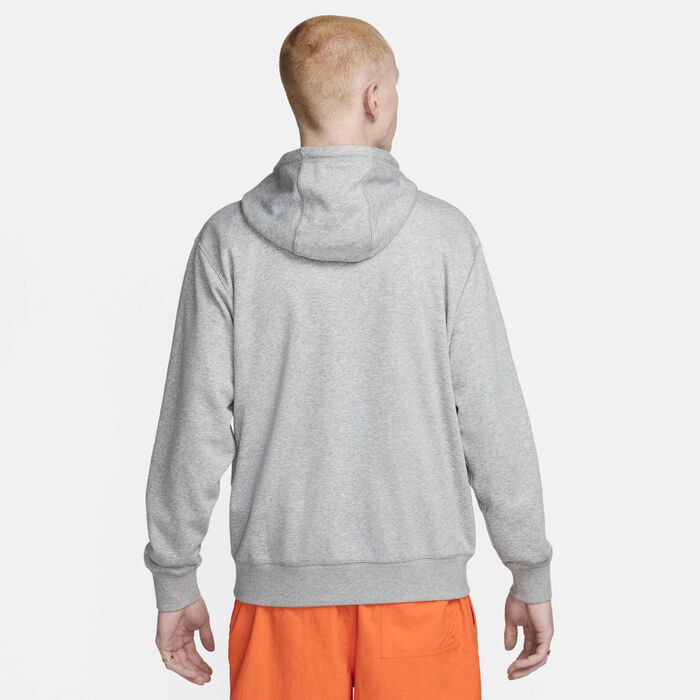 Nike Men's Club Fleece Hoodie Grey Nike Men's Club Fleece Hoodie Grey image number 1