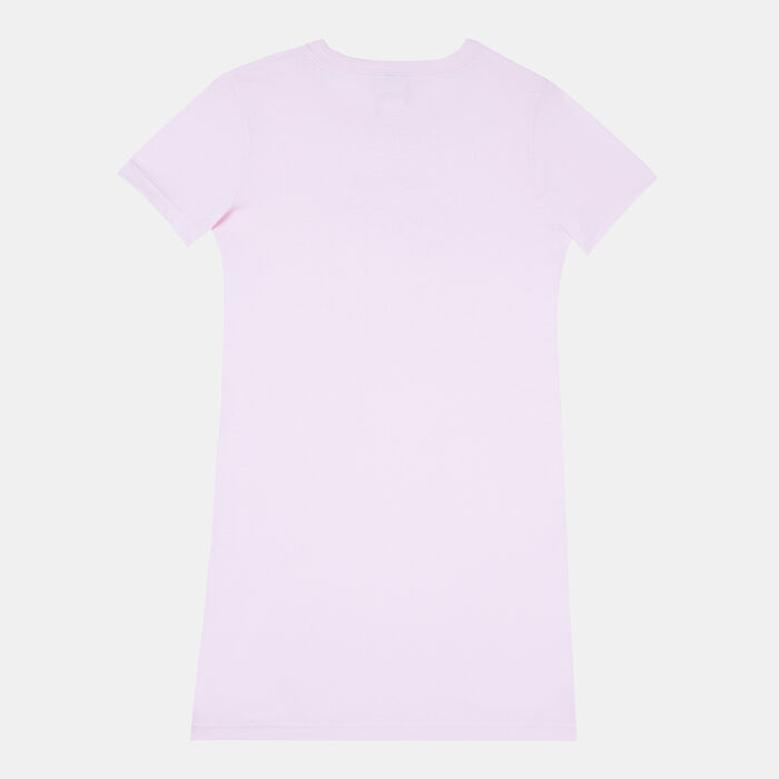 Nike Kids' Sportswear Futura T-Shirt Dress Pink image number 1