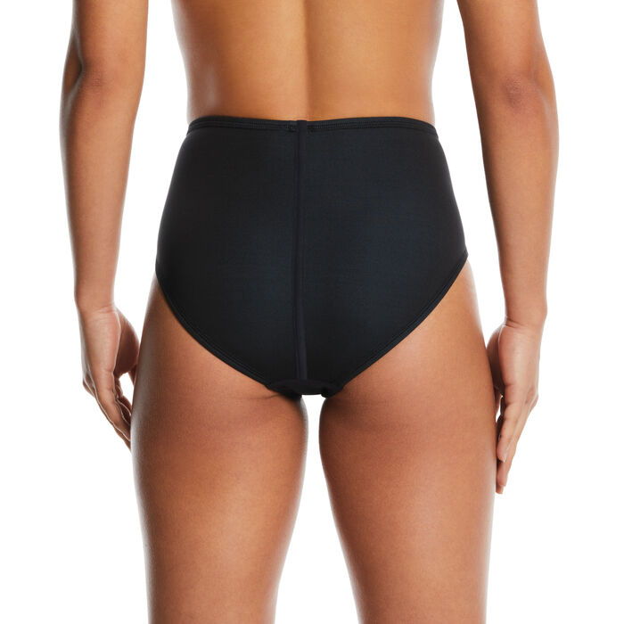 Nike Swim Women's Reversible Bikini Bottoms Black Nike Swim Women's Reversible Bikini Bottoms Black image number 1