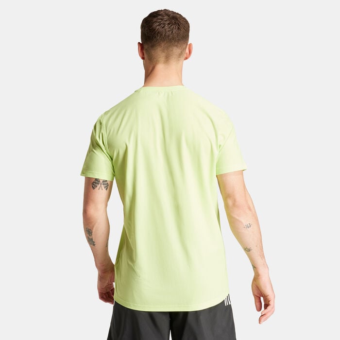 adidas Men's Own the Run T-Shirt Green adidas Men's Own the Run T-Shirt Green image number 1