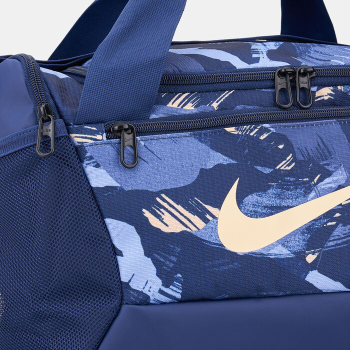Nike Brasilia Printed Duffel Bag Blue image number 3