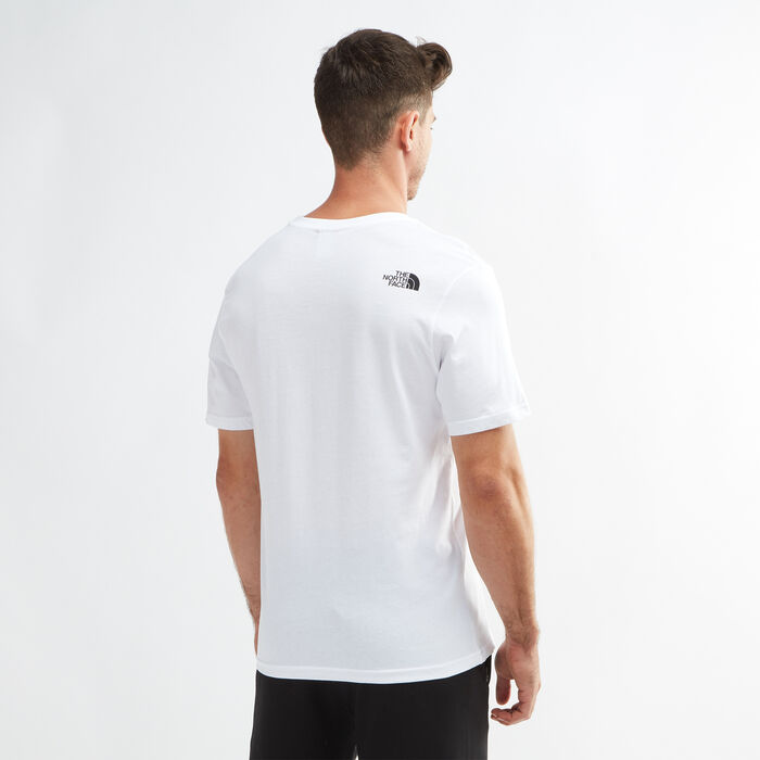 The North Face Men's Simple Dome T-Shirt White The North Face Men's Simple Dome T-Shirt White image number 1