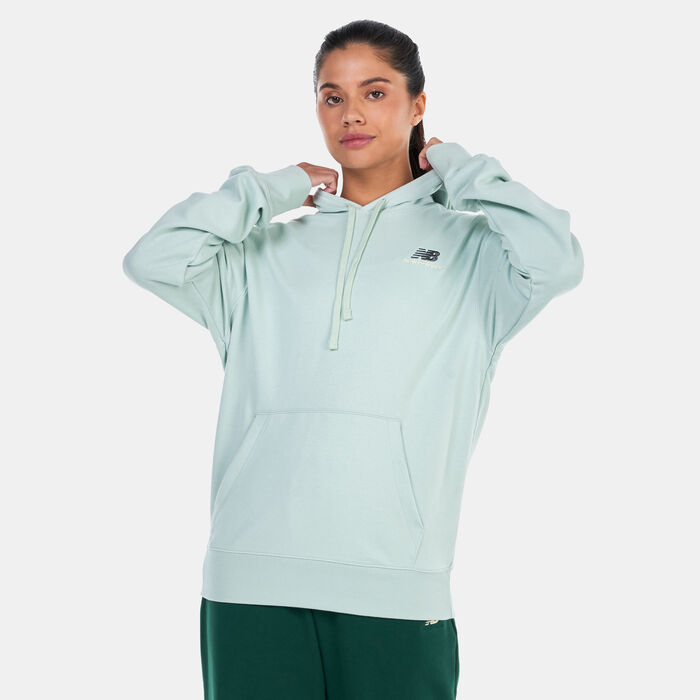 New Balance Women's Uni-ssentials French Terry Hoodie Blue New Balance Women's Uni-ssentials French Terry Hoodie Blue image number 0