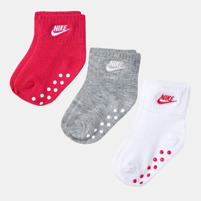 Nike Kids' Core Futura Ankle Socks (3-Pack) (Baby and Toddler) Multi-Color Nike Kids' Core Futura Ankle Socks (3-Pack) (Baby and Toddler) Multi-Color image number 0