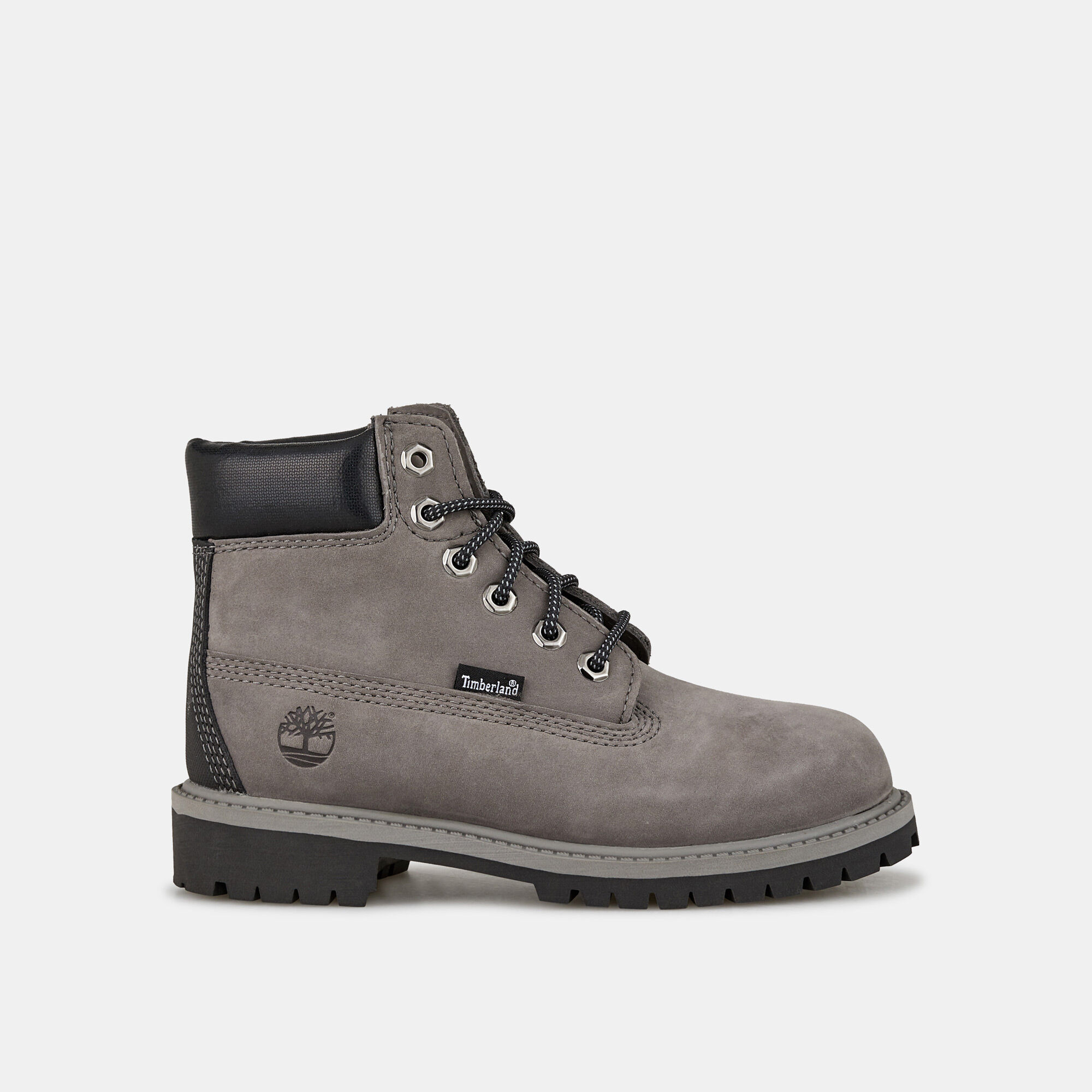 Kids grey timberlands sales