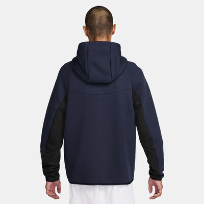 Nike Men's Tech Full-Zip Windrunner Hoodie Blue
