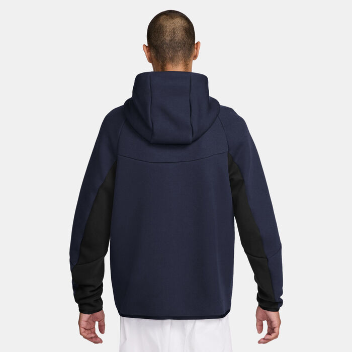 Nike Men's Tech Full-Zip Windrunner Hoodie Blue image number 1