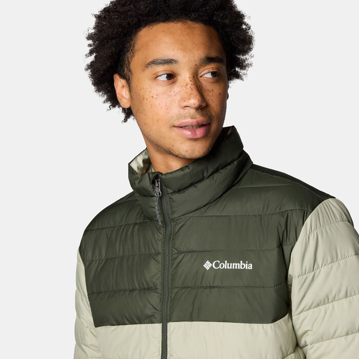 Columbia Men's Powder Lite II Full-Zip Hiking Jacket Green Columbia Men's Powder Lite II Full-Zip Hiking Jacket Green image number 3