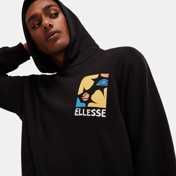 ellesse Men's Tepsoni Graphic Printed Hoodie Black ellesse Men's Tepsoni Graphic Printed Hoodie Black image number 4