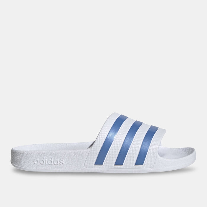 adidas Women's Adilette Aqua Slides White image number 1
