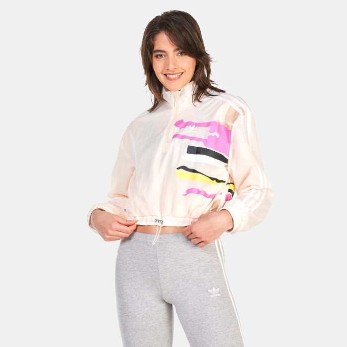 adidas Originals Women's Thebe Magugu Track Top Beige image number 0