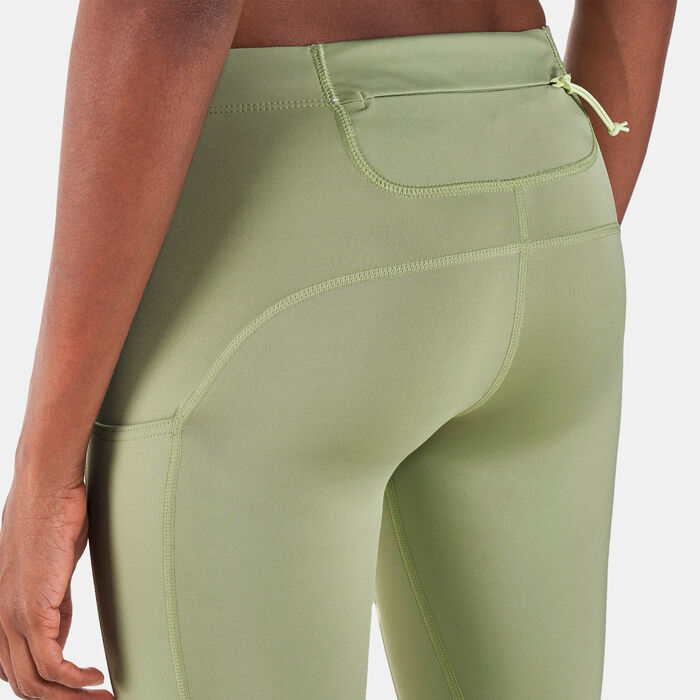 adidas Women's FastImpact 7/8 Leggings Green image number 3