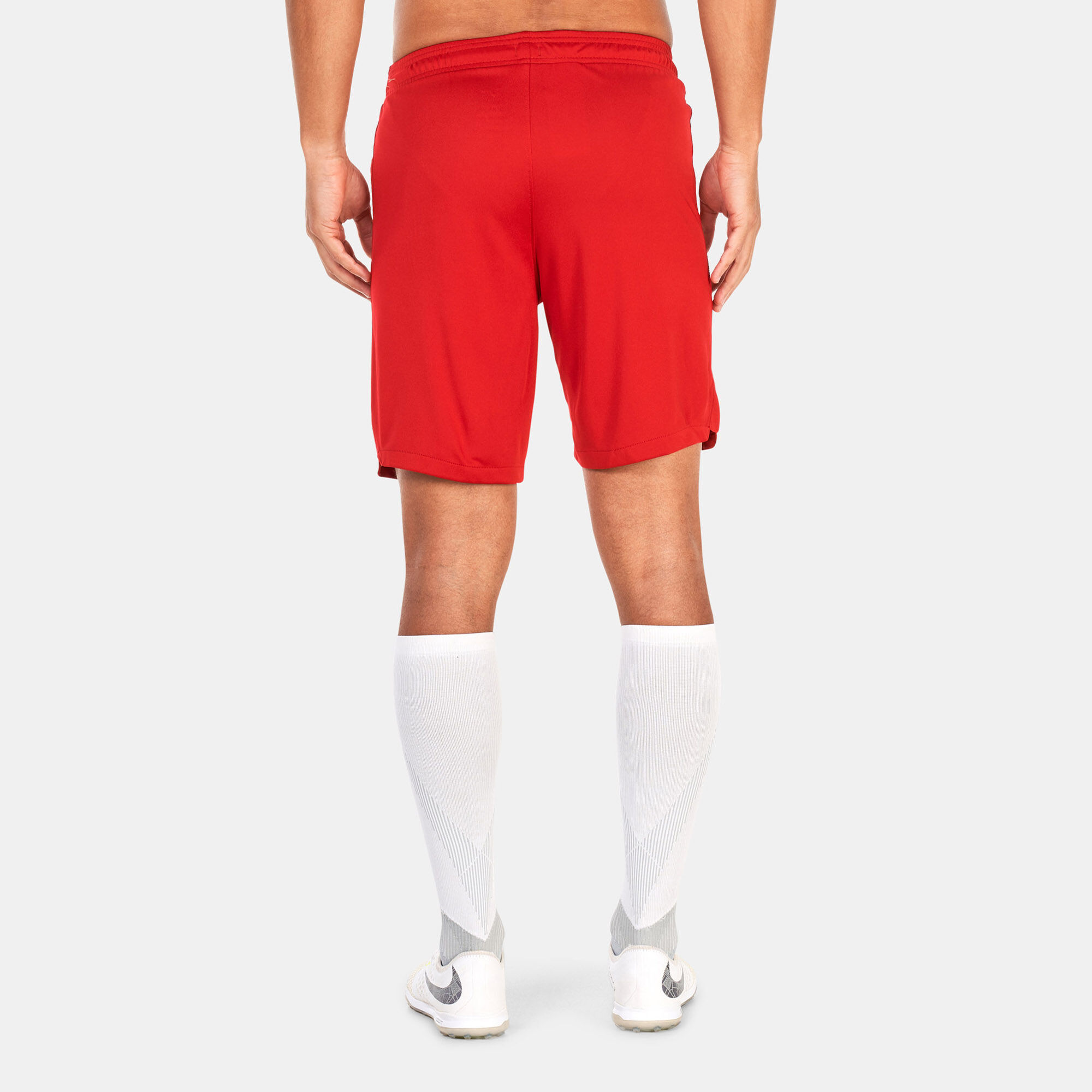Red nike football shorts 2025