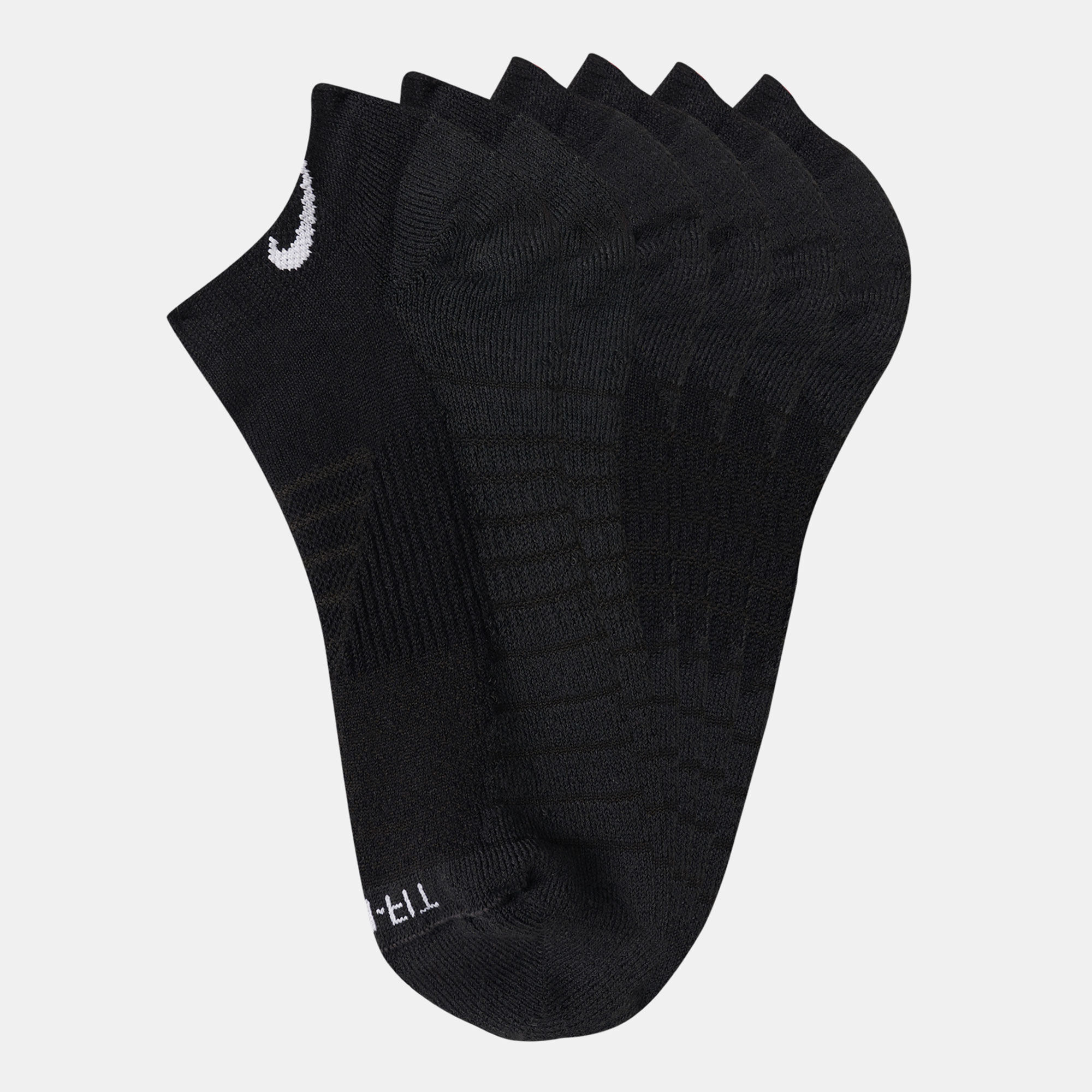 Buy Nike Everyday Max Cushioned Socks 3 Pack Black in KSA SSS