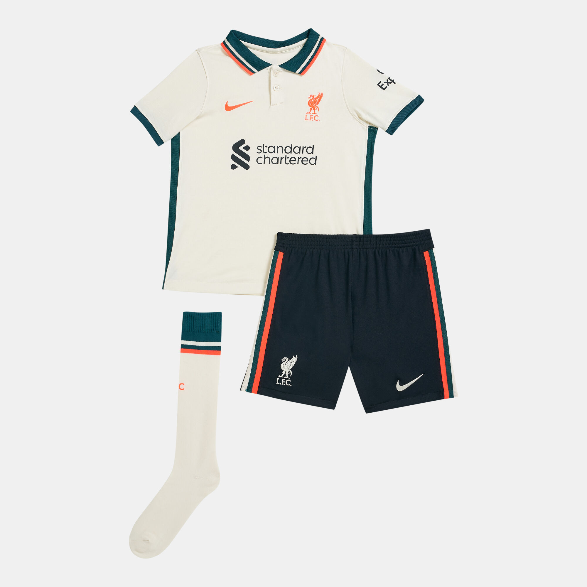 Liverpool away hotsell kids kit