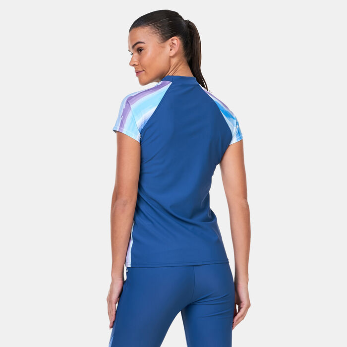 Arena Women's Modesty Swimming Rashguard Multi-Color Arena Women's Modesty Swimming Rashguard Multi-Color image number 1