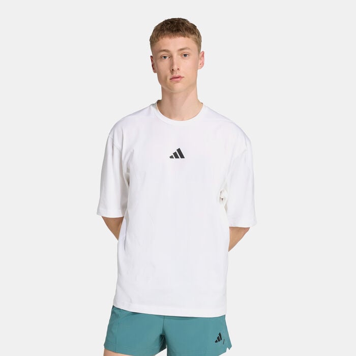 adidas Men's Power Training T-Shirt White adidas Men's Power Training T-Shirt White image number 0