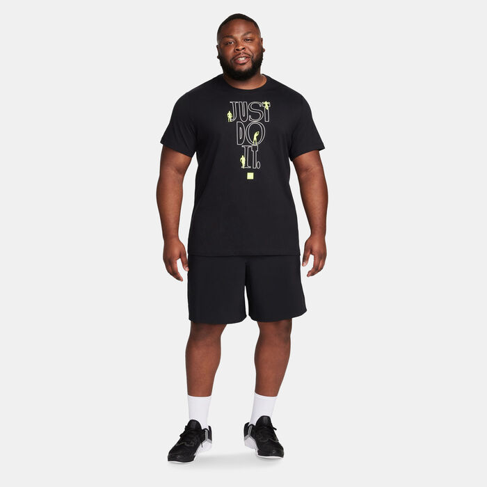 Nike Men's Fitness T-Shirt Black Nike Men's Fitness T-Shirt Black image number 2