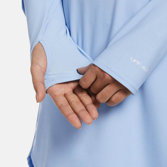 Nike Swim Women's Victory Full-Coverage Solid Swimming Tunic Blue Nike Swim Women's Victory Full-Coverage Solid Swimming Tunic Blue image number 3