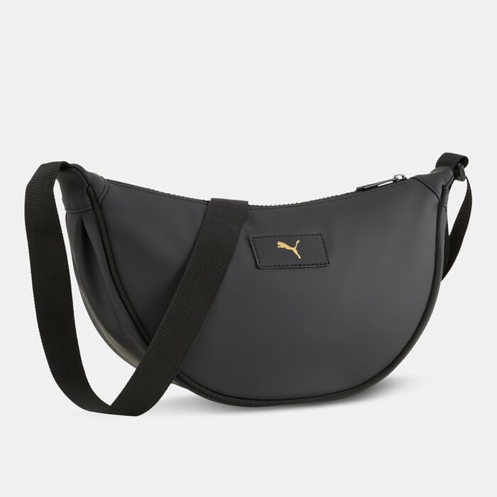 PUMA Essentials Moon Crossbody Bag Black PUMA Essentials Moon Crossbody Bag Black image number 0