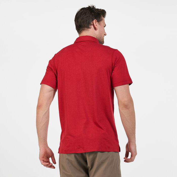 Buy Columbia Men's Tech Trail™ Polo T-Shirt Red in KSA -SSS