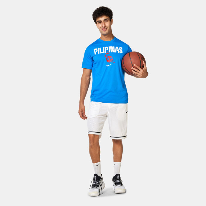 Nike Men's Philippines Dri-FIT Basketball T-Shirt Blue image number 2