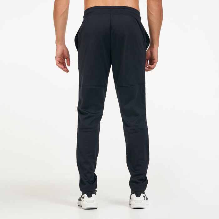 Under Armour Men's Project Rock Knit Track Pants Black Under Armour Men's Project Rock Knit Track Pants Black image number 1