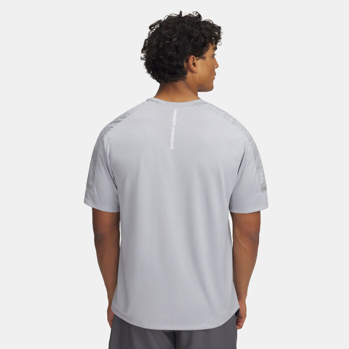 Under Armour Men's Tech Utility Training T-Shirt Grey Under Armour Men's Tech Utility Training T-Shirt Grey image number 1