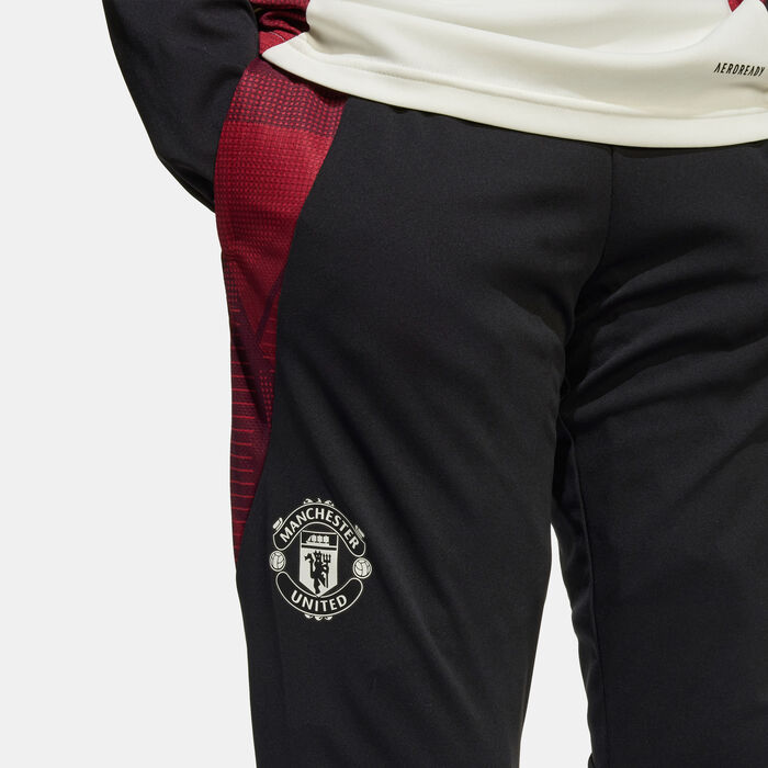 adidas Kids' Manchester United Tiro 24 Football Training Pants Black adidas Kids' Manchester United Tiro 24 Football Training Pants Black image number 4