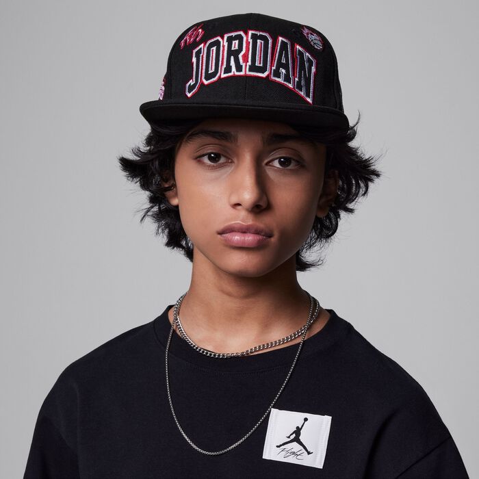 逆輸入 Cap Patch Kids' Jordan Shop Hat -SSS KSA in Online Black 帽子