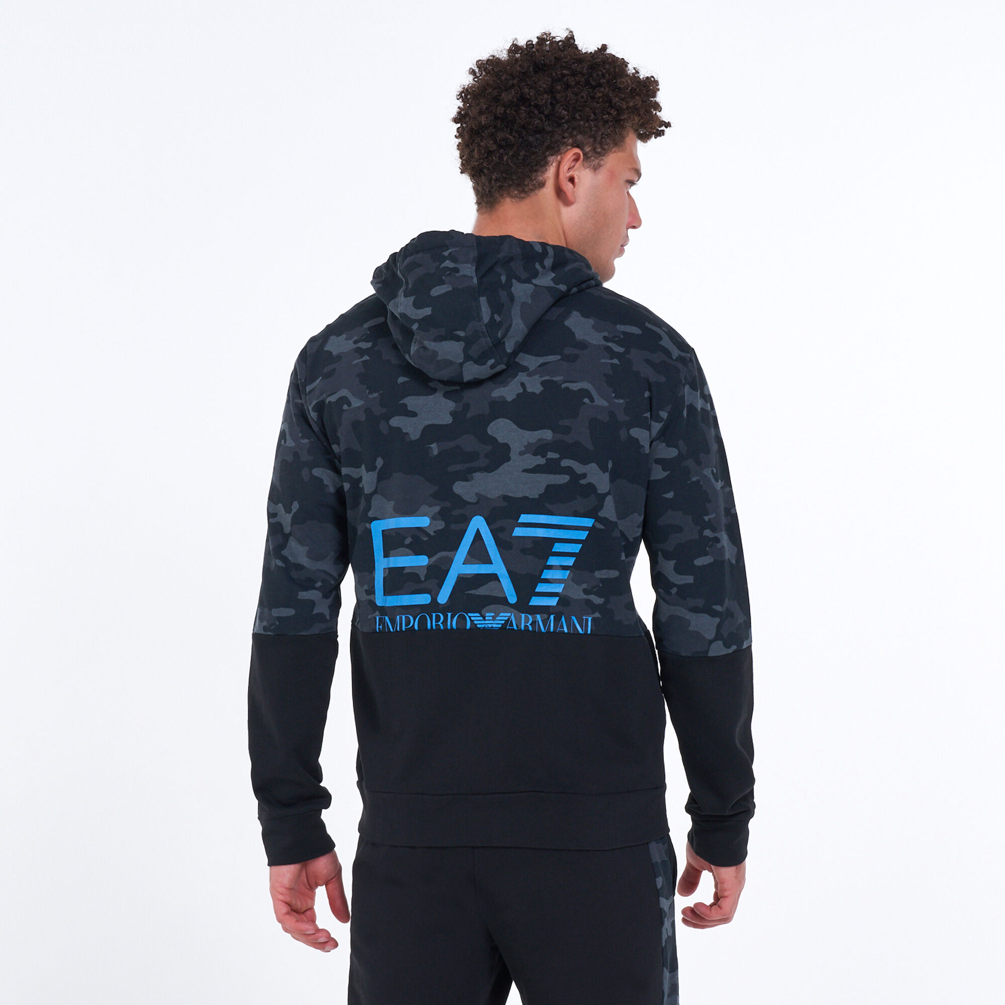 Ea7 camo clearance hoodie