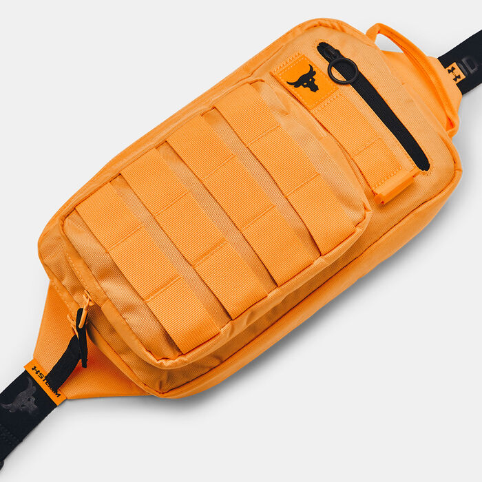 Under Armour Men's Project Rock Waist Bag Orange image number 0