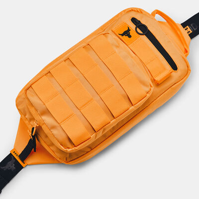 Under Armour Men's Project Rock Waist Bag Orange Under Armour Men's Project Rock Waist Bag Orange