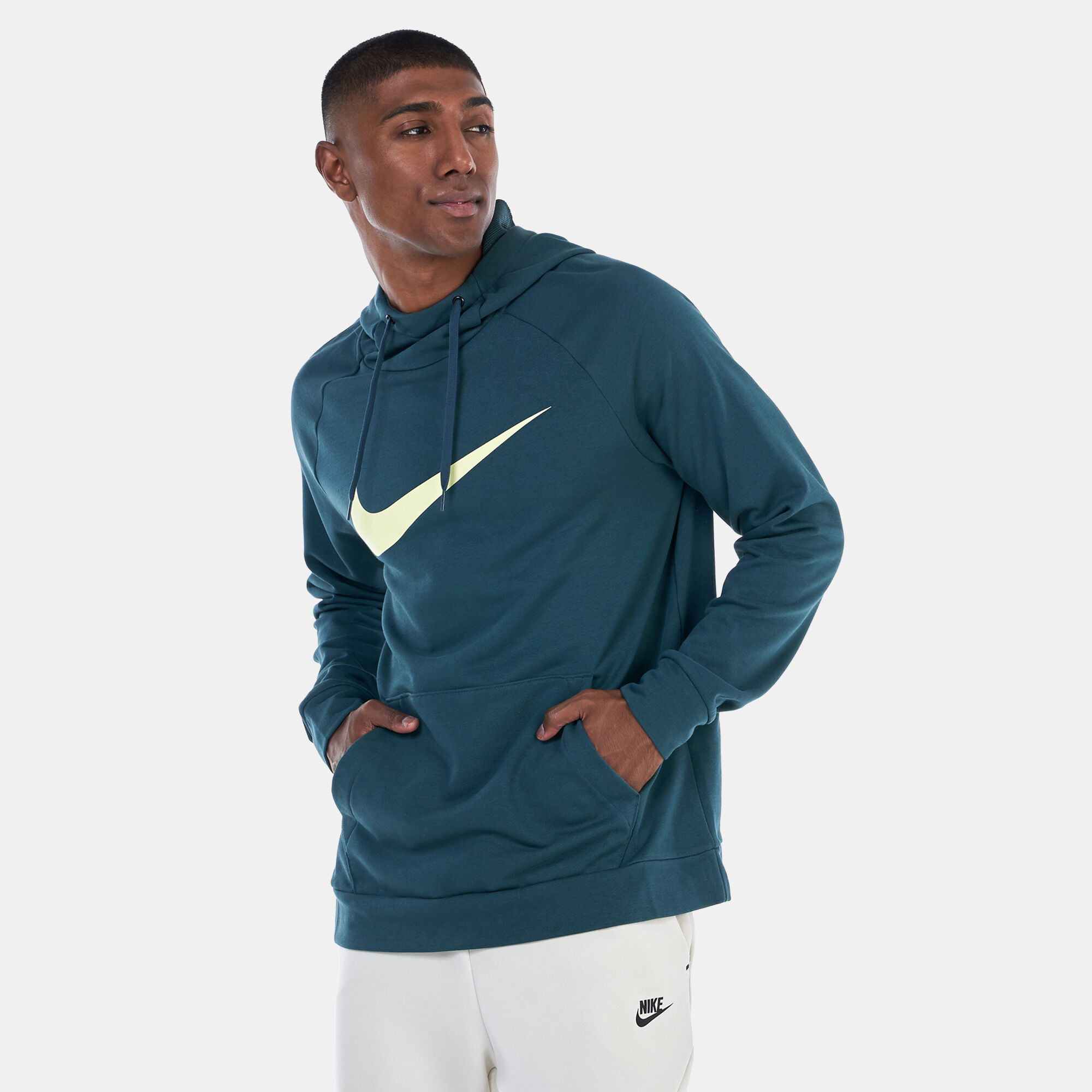 Nike men's dry pullover swoosh hoodie sales