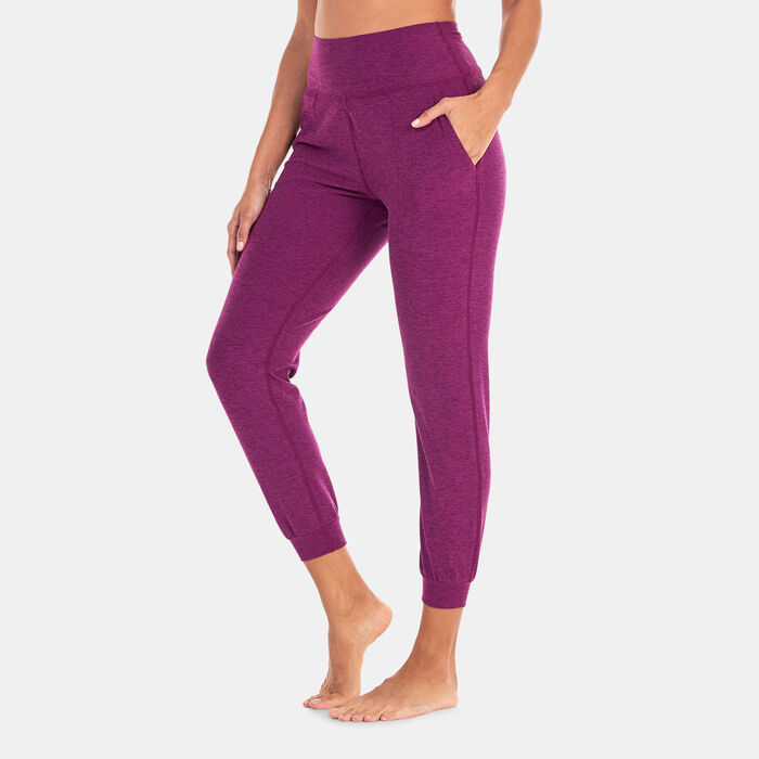 BEYOND YOGA Women's Spacedye Midi Joggers Purple BEYOND YOGA Women's Spacedye Midi Joggers Purple image number 0