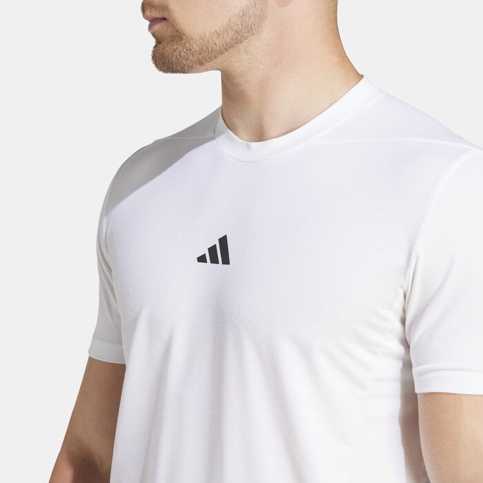 adidas Men's Designed For Training T-Shirt White adidas Men's Designed For Training T-Shirt White image number 3