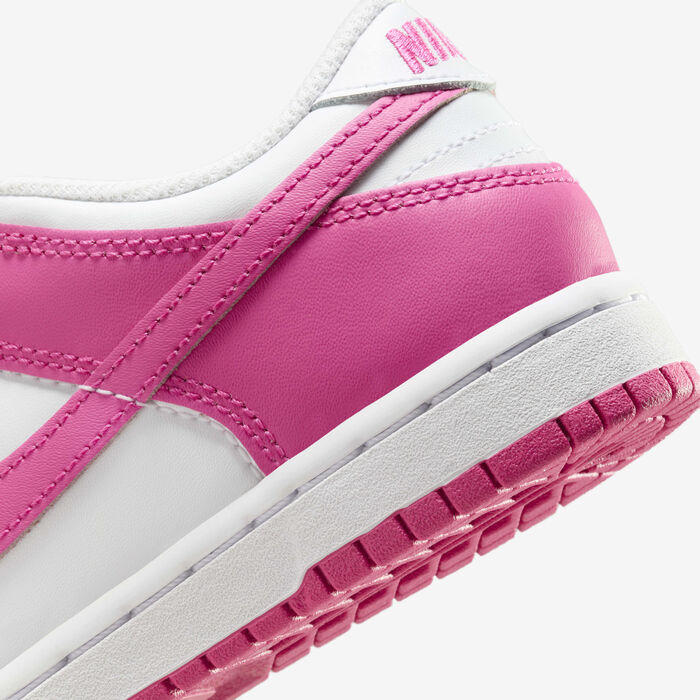 Nike Kids' Dunk Low Shoes Pink Nike Kids' Dunk Low Shoes Pink image number 7